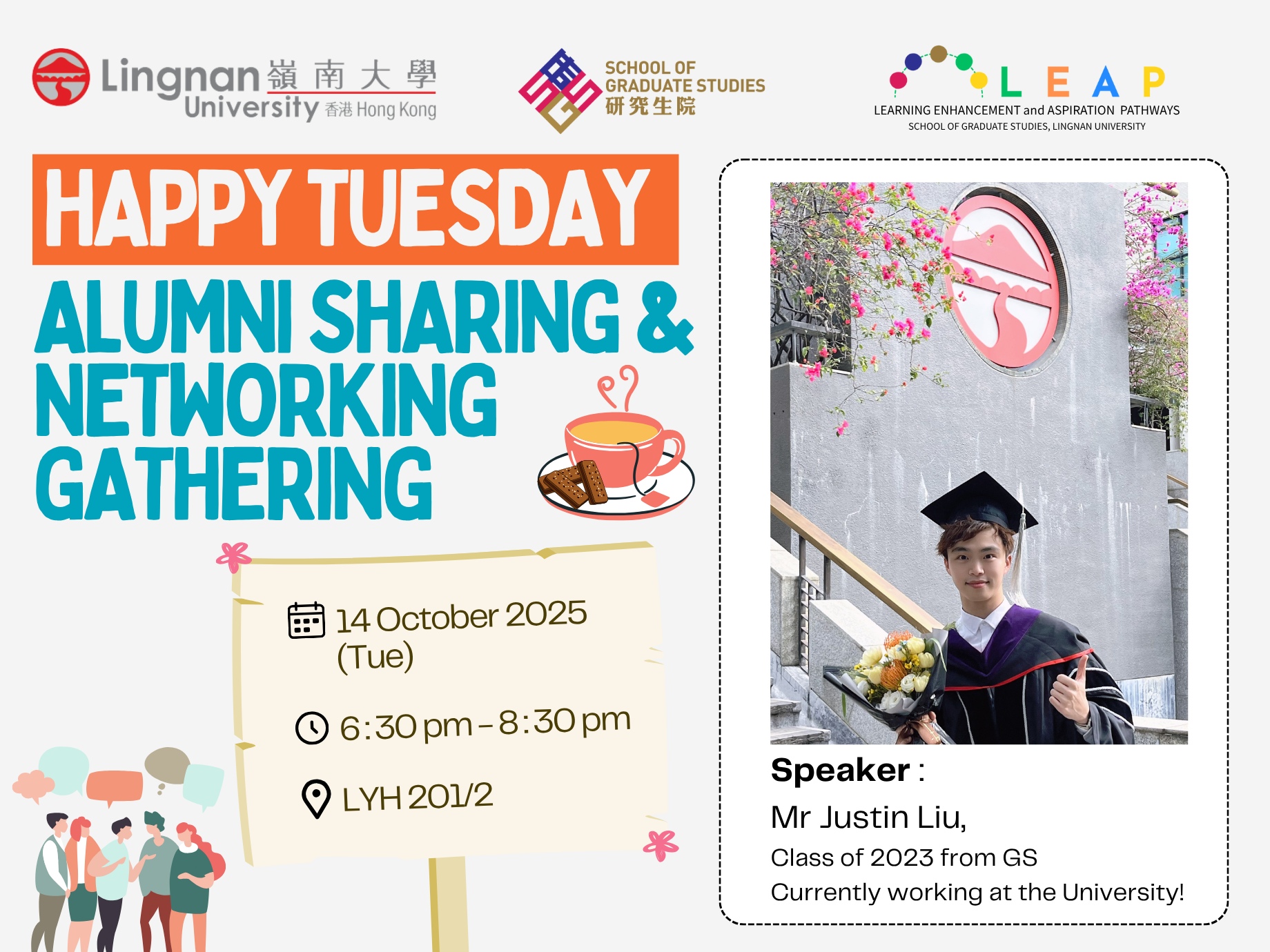 Happy Tuesday - Alumni Sharing & Networking Gathering banner